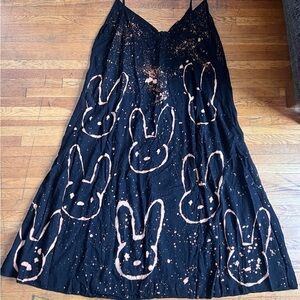 Bad Bunny Hand Dyed Dress Plus Size